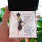 To Daughter or Granddaughter for Graduation with Art | Love Knot Necklace