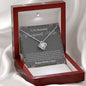 To Pregnant Wife, Mother's Day | Love Knot Necklace