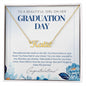To Daughter, Granddaughter for Graduation | Personalized Name Necklace