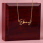 To Daughter, Granddaughter for Graduation | Signature Name Necklace