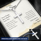 To Son from Mom | Personalized Cross Necklace