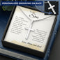 To Son from Mom and Dad | Personalized Cross Necklace