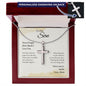 To Son from Mom | Personalized Cross Necklace