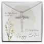 To Grandma for Easter | CZ Cross Necklace