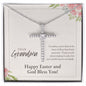 To Grandma for Easter | CZ Cross Necklace