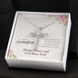 To Grandma for Easter | CZ Cross Necklace