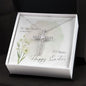 To Mom for Easter | CZ Cross Necklace