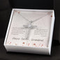To Grandma for Easter | CZ Cross Necklace