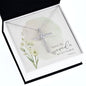 And by His wounds we are healed, Easter | CZ Cross Necklace