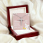 To Granddaughter for Easter | CZ Cross Necklace