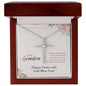 To Grandma for Easter | CZ Cross Necklace