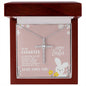 To Daughter for Easter | CZ Cross Necklace