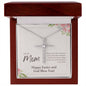 To Mom on Easter | CZ Cross Necklace