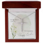 To Grandma for Easter | CZ Cross Necklace