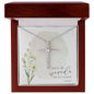 And by His wounds we are healed, Easter | CZ Cross Necklace