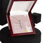 To Granddaughter for Easter | CZ Cross Necklace