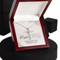 To Mom on Easter | CZ Cross Necklace