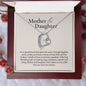Mother and Daughter, to Mom | Forever Love Necklace