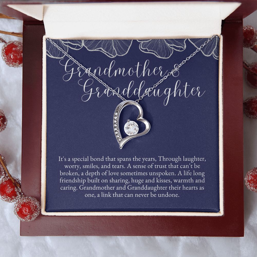 To Granddaughter from Grandmother | Forever Love Necklace