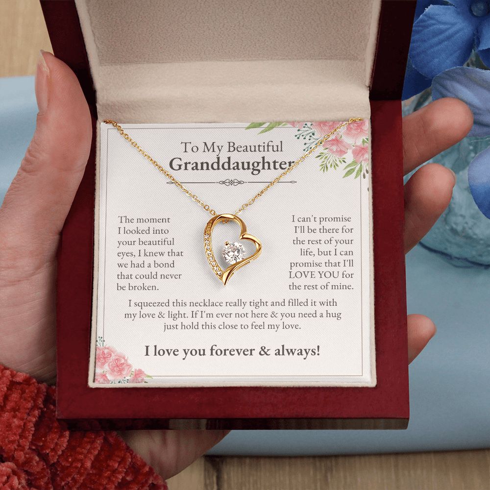 To Granddaughter from Grandmother | Forever Love Necklace
