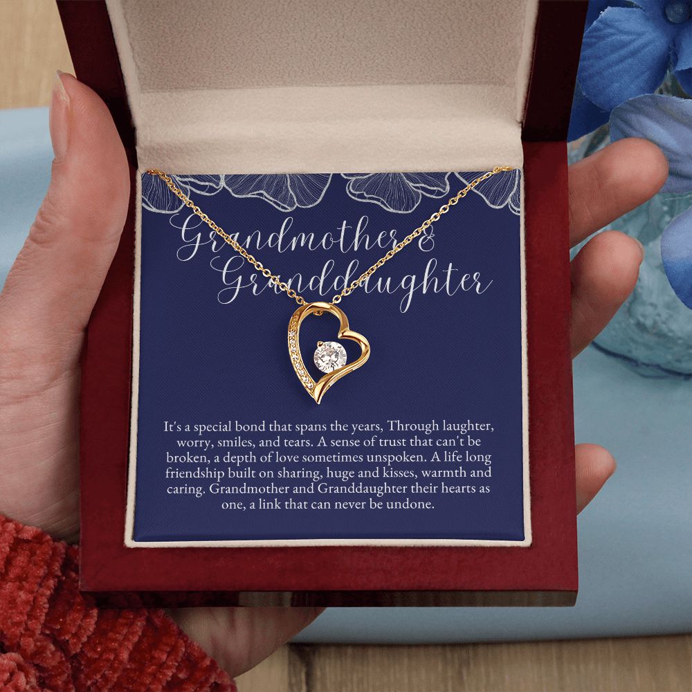 To Granddaughter from Grandmother | Forever Love Necklace