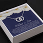 To Mom from Son, Mother's Day | Perfect Pair Necklace