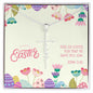John 3 16, Happy Easter | Faith Cross Necklace
