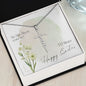 To Mom for Easter, He Has Risen | Faith Cross Necklace