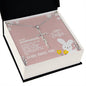 To Granddaughter for Easter | Faith Cross Necklace