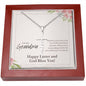 To Grandma for Easter | Faith Cross Necklace