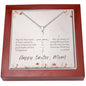 To Mom for Easter | Faith Cross Necklace
