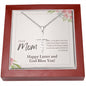 To Mom for Easter | Faith Cross Necklace