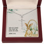 Easter, John 3 16 | Faith Cross Necklace
