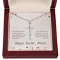 To Mom for Easter | Faith Cross Necklace