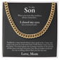 To Son from Mom | Cuban Link Chain