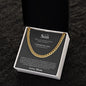 To Son from Mom | Cuban Link Chain