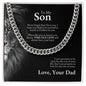 To Son from Dad | Cuban Link Chain