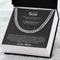 To Son from Mom | Cuban Link Chain
