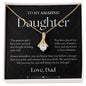 To Daughter from Dad | Alluring Beauty Necklace