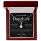 To Daughter from Dad | Alluring Beauty Necklace