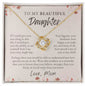To Daughter from Mom | Love Knot Necklace