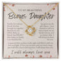 To Step Daughter | Love Knot Necklace