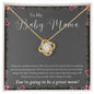 To Baby Mama, Wife | Love Knot Necklace