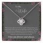 To Wife from Husband | Love Knot