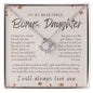 To Step Daughter | Love Knot Necklace
