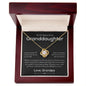 To Granddaughter from Grandpa | Love Knot Necklace