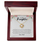 To Daughter from Dad | Love Knot Necklace