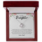 To Daughter from Dad | Love Knot Necklace