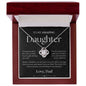 To Daughter from Dad | Love Knot Necklace