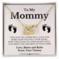 To Mom, Mommy, Mother's Day | Interlocking Hearts Necklace